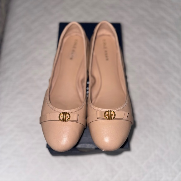 Cole Haan Women’s Size 10 Tova Bow Ballet Flat Brush - Picture 4 of 6